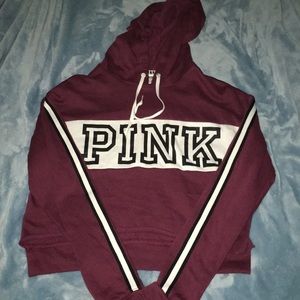Pink crop sweater
